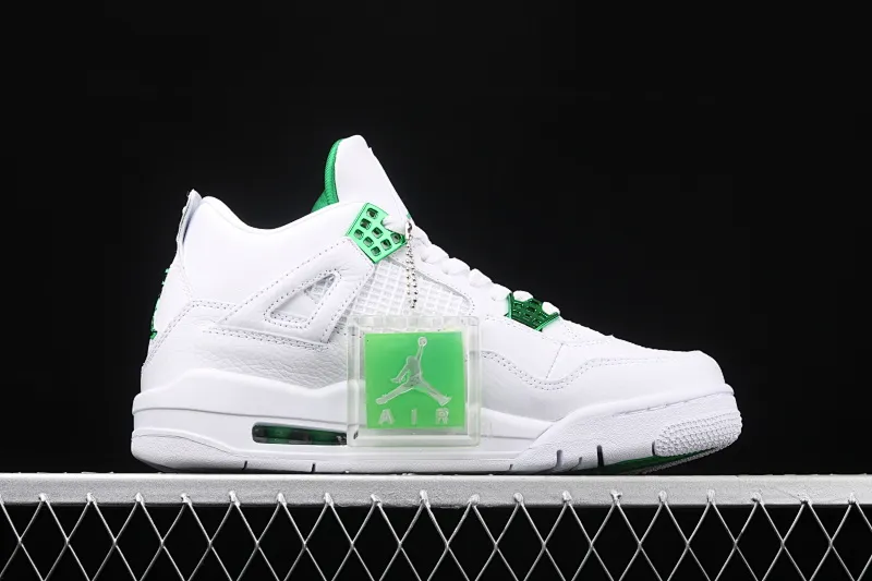 All categories Air Jordan Jordan series basketball shoes Air Jordan 4 Air Jordan 4 "Pine Green" AJ4 Joe 4 white and green CT8527-113